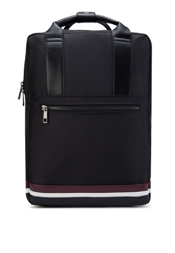Striped Base Top-Handle Backpack - 236205